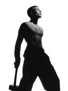 Athletic Young Man V2 Vinyl Car Decal Sticker – Waterproof & UV-Resistant 