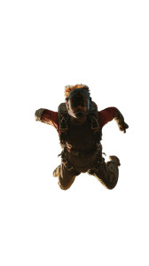 Parachute Jump V2 Vinyl Car Decal Sticker – Waterproof & UV-Resistant 