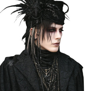 Goth Male Vinyl Car Decal Sticker – Waterproof & UV-Resistant 