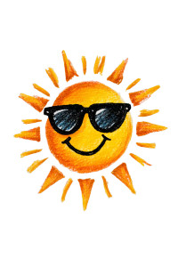Smiling Sun Doodle Vinyl Car Decal Sticker – Waterproof & UV-Resistant Smiling Sun Doodle Vinyl Car Decal Sticker – Waterproof & UV-Resistant