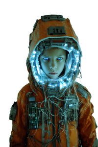 Futuristic Space Boy Vinyl Car Decal Sticker – Waterproof & UV-Resistant 
