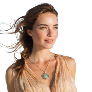 Graceful Beach Portrait V2 Vinyl Car Decal Sticker – Waterproof & UV-Resistant 