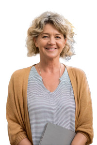 Smiling School Worker Vinyl Car Decal Sticker – Waterproof & UV-Resistant 