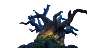 Glowing Star Tree Vinyl Car Decal Sticker – Waterproof & UV-Resistant 