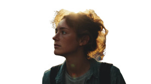 Golden Hour Walk Vinyl Car Decal Sticker – Waterproof & UV-Resistant 