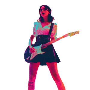 Indie Rock Girl Vinyl Car Decal Sticker – Waterproof & UV-Resistant 