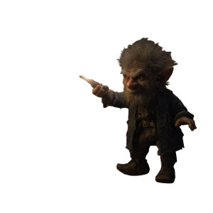 Gnome Warlock Casting Vinyl Car Decal Sticker – Waterproof & UV-Resistant 