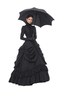 Gothic Dress Portrait Vinyl Car Decal Sticker – Waterproof & UV-Resistant 