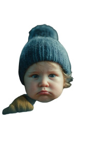 Annoyed Baby In Car Vinyl Car Decal Sticker – Waterproof & UV-Resistant 