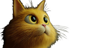 Yellow Pixar Cat Vinyl Car Decal Sticker – Waterproof & UV-Resistant 