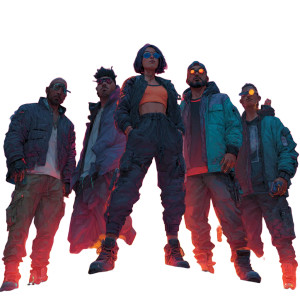 Cyberpunk Band Rooftop Vinyl Car Decal Sticker – Waterproof & UV-Resistant Cyberpunk Band Rooftop Vinyl Car Decal Sticker – Waterproof & UV-Resistant