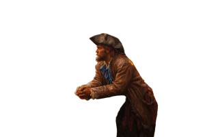 Pirate Captain Contemplation Vinyl Car Decal Sticker – Waterproof & UV-Resistant Pirate Captain Contemplation Vinyl Car Decal Sticker – Waterproof & UV-Resistant