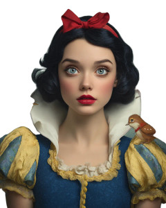 Realistic Snow White Vinyl Car Decal Sticker – Waterproof & UV-Resistant 