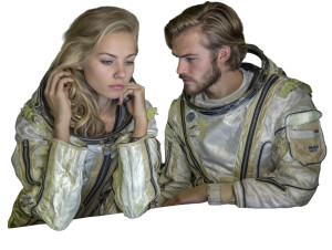 Space Lab Duo Vinyl Car Decal Sticker – Waterproof & UV-Resistant 