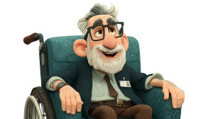 Joyful Elderly Man V2 Vinyl Car Decal Sticker – Waterproof & UV-Resistant  Joyful Elderly Man V2 Vinyl Car Decal Sticker – Waterproof & UV-Resistant