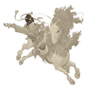 Mongolian Warhorse Rider Vinyl Car Decal Sticker – Waterproof & UV-Resistant Mongolian Warhorse Rider Vinyl Car Decal Sticker – Waterproof & UV-Resistant