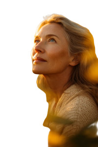 Sunflower Field Woman Vinyl Car Decal Sticker – Waterproof & UV-Resistant 