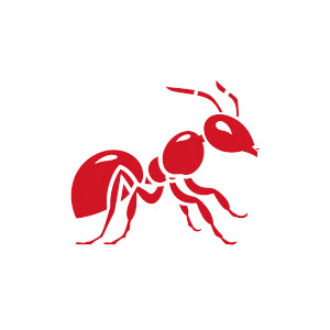 Ant Logo Vinyl Car Decal Sticker – Waterproof & UV-Resistant 