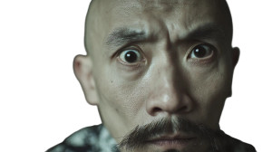 Bald Chinese Man Vinyl Car Decal Sticker – Waterproof & UV-Resistant 