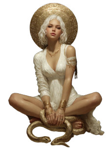 Ancient Greek Goddess V3 Vinyl Car Decal Sticker – Waterproof & UV-Resistant 