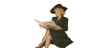 Marilyn Monroe Café Vinyl Car Decal Sticker – Waterproof & UV-Resistant 