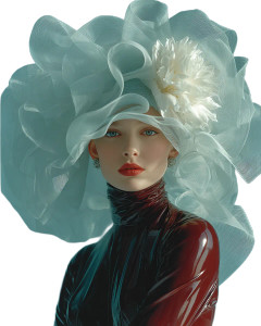 Vogue Model Fashion Vinyl Car Decal Sticker – Waterproof & UV-Resistant 