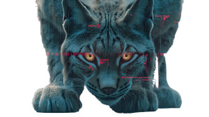 Cybernetic Lynx Vinyl Car Decal Sticker – Waterproof & UV-Resistant 