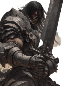 Skeletal Knight V7 Vinyl Car Decal Sticker – Waterproof & UV-Resistant 