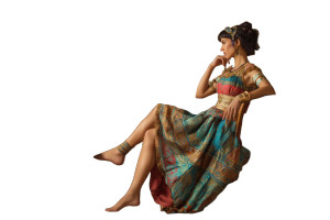Ancient Greek Woman V2 Vinyl Car Decal Sticker – Waterproof & UV-Resistant 
