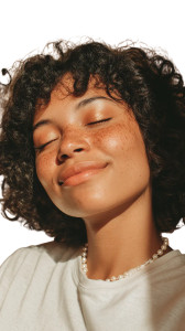 Gentle Smile Portrait V2 Vinyl Car Decal Sticker – Waterproof & UV-Resistant 