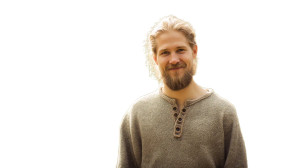 Happy Blonde Man Vinyl Car Decal Sticker – Waterproof & UV-Resistant 