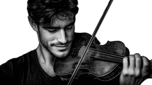 Violinist Portrait Vinyl Car Decal Sticker – Waterproof & UV-Resistant Violinist Portrait Vinyl Car Decal Sticker – Waterproof & UV-Resistant