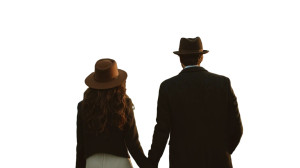 Engaged Couple Stroll V2 Vinyl Car Decal Sticker – Waterproof & UV-Resistant Engaged Couple Stroll V2 Vinyl Car Decal Sticker – Waterproof & UV-Resistant