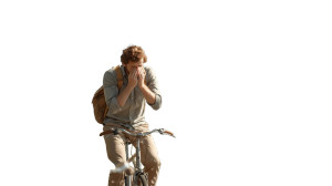 Allergic Bike Ride Vinyl Car Decal Sticker – Waterproof & UV-Resistant 