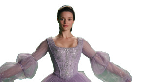 Belle In Lavender Gown Vinyl Car Decal Sticker – Waterproof & UV-Resistant 