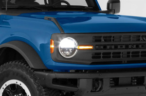 Premium GT Styling Transparent Yellow Headlight Covers | Fits Various 2021-2023 Ford Bronco | Set Of 2