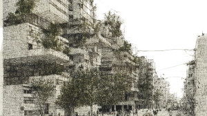 Living Buildings Vinyl Car Decal Sticker – Waterproof & UV-Resistant 