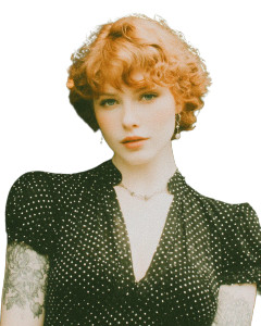 Red-Haired Influencer V2 Vinyl Car Decal Sticker – Waterproof & UV-Resistant 