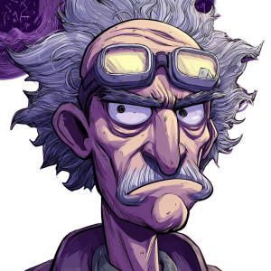 Purple Intj Avatar Vinyl Car Decal Sticker – Waterproof & UV-Resistant 