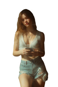 Girl In Summer V2 Vinyl Car Decal Sticker – Waterproof & UV-Resistant 