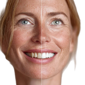 Facial Transformation Vinyl Car Decal Sticker – Waterproof & UV-Resistant 