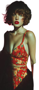 Moody Retro Woman Vinyl Car Decal Sticker – Waterproof & UV-Resistant 