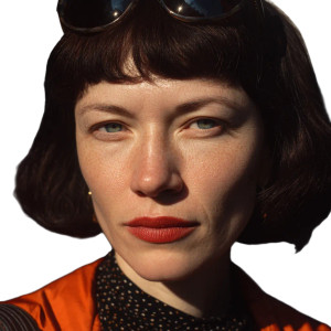 Fashionable Street Portrait Vinyl Car Decal Sticker – Waterproof & UV-Resistant 