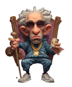 Blinged Putin Vinyl Car Decal Sticker – Waterproof & UV-Resistant 