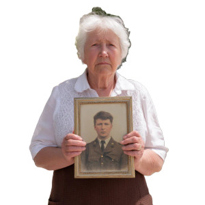 Grieving French Mother Vinyl Car Decal Sticker – Waterproof & UV-Resistant 