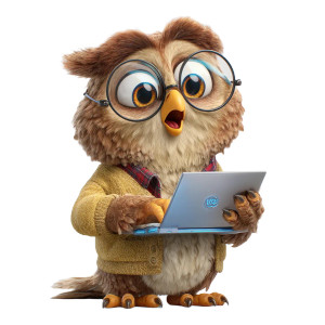 Geek Owl Vinyl Car Decal Sticker – Waterproof & UV-Resistant 