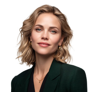 Wealthy Blonde Woman Vinyl Car Decal Sticker – Waterproof & UV-Resistant 