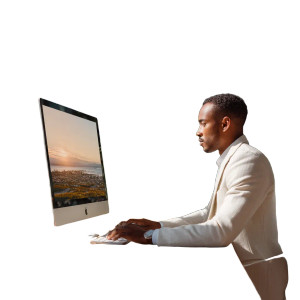 Modern Office Setup Vinyl Car Decal Sticker – Waterproof & UV-Resistant 