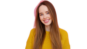 Smiling Woman Portrait V26 Vinyl Car Decal Sticker – Waterproof & UV-Resistant  Smiling Woman Portrait V26 Vinyl Car Decal Sticker – Waterproof & UV-Resistant