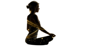 Meditating Silhouette V4 Vinyl Car Decal Sticker – Waterproof & UV-Resistant 
